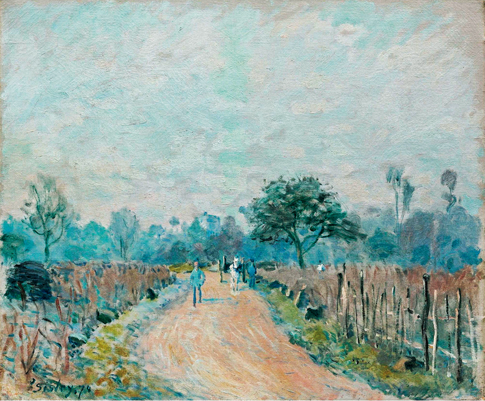  阿尔弗莱德·西斯莱 Alfred Sisley—— 布吉瓦尔的小路